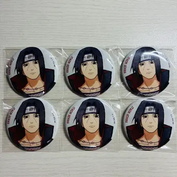 NARUTO 우치하 이타치 베이스야드 캔뱃지 6세트