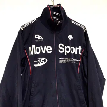 DESCENTE MOVE SPORT 저지 트랙 재킷 네이비 S