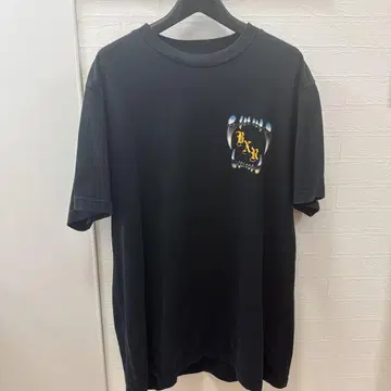 Burn X Raised 티셔츠 블랙 레어 XL