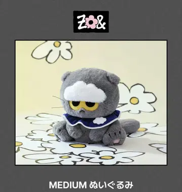ZO&FRIENDS 팝업 ZOA 봉제 인형 미디엄