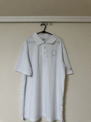 NEWERA 화이트 피케 셔츠 XL