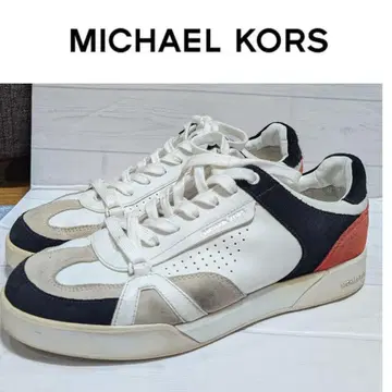 MICHAEL KORS 스니커즈 화이트/네이비/오렌지