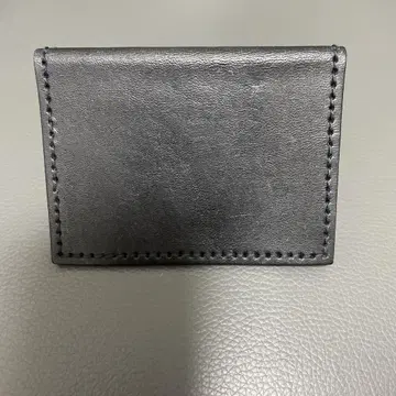 새상품 미사용품 천연 가죽 반지갑 카드 케이스