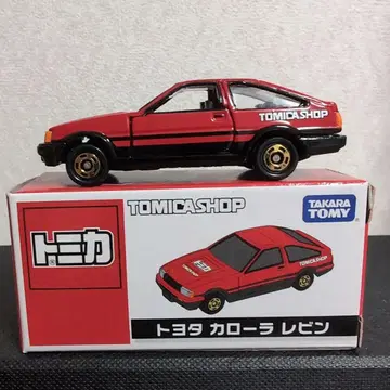 토미카 샵 오리지널 미니카 도요타 코롤라 AE86 레빈 빨간색
