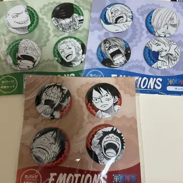 원피스 emotions 캔뱃지 루피 조로 상디 세트