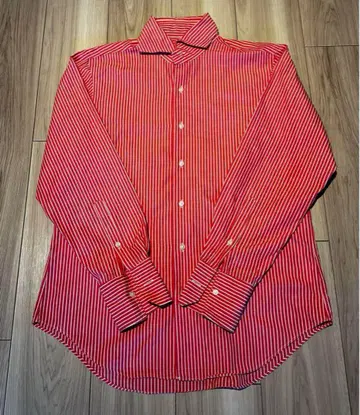 [ESTNATION] RED STRIPE SHIRT 사이즈 M