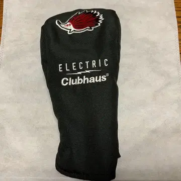 Electric Clubhaus 드라이버용 골프헤드커버 블랙