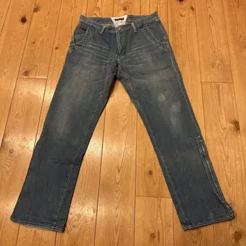 BLUE BLUE 밑단 지퍼 데님 34 사이즈