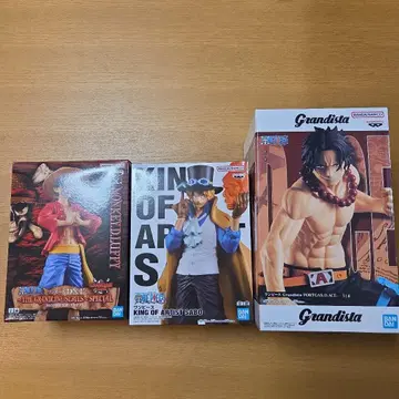 원피스 피규어 루피 사보 에이스 3체 세트