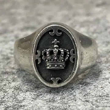 단종 Justin Davis SRJ116 왕관 크라운 시그넷 반지
