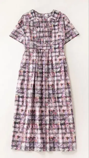 JaneMarple Archive Gingham 타블리에 드레스