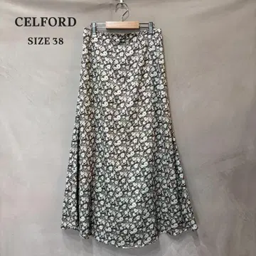 CELFORD 셀포드 플라워 프린트 스커트 38
