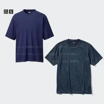 UNIQLO U 드라이 EX 크루넥 T (무지/프린트 패턴) 남녀공용 L