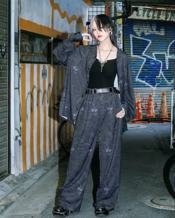 도쿄13 제로시키 극락 Patterned shirts pants 셋업
