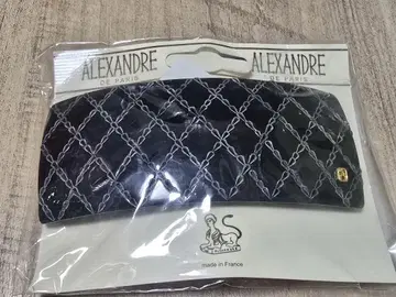 ALEXANDRE DE PARIS 블랙 머리핀 미사용 새상품