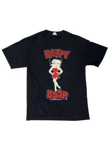 90s 베티 붑 Betty Boop 티셔츠 카피라이트 양면 프린트