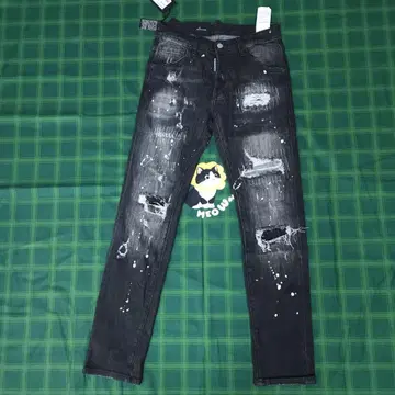 디스퀘어드 DSQUARED2 Jeans 데님 남성용 블랙 44