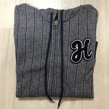 Hysteric Glamour 스트라이프 지퍼 후드티