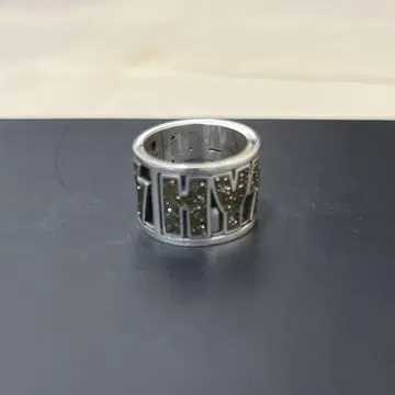 HYSTERIC GLAMOUR 글리터 로고 반지