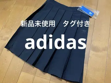 미사용 새상품 택 포함 adidas 오리지널 플리츠 스커트 네이비