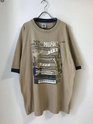 vintage New Orleans Music 티셔츠