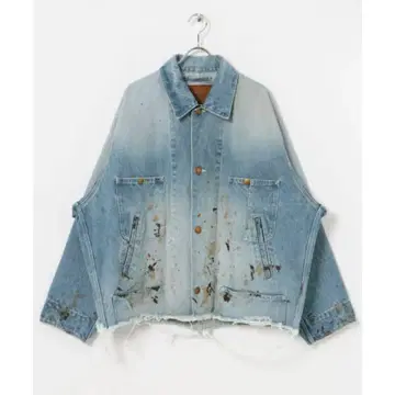 doublet CUT OFF DENIM COVERALL 24aw