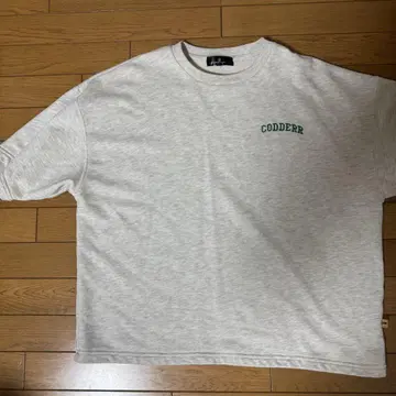 CODDERR 오버사이즈 티셔츠 그레이