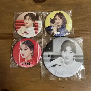 twice 지효 캔뱃지 세트