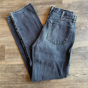 RUSTER 러스터 블랙 데님 랭글러 W32