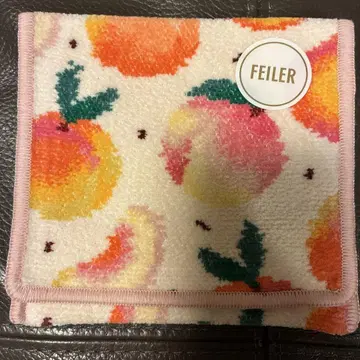 FEILER 손수건 파우치 피치 도트 러브라리
