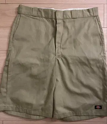 Dickies 하프 팬츠 베이지 XL