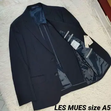 새상품 LES MUES size A5 수트 자켓 네이비 스트라이프