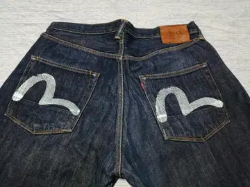 EVISU W36 x 35 데님 청바지