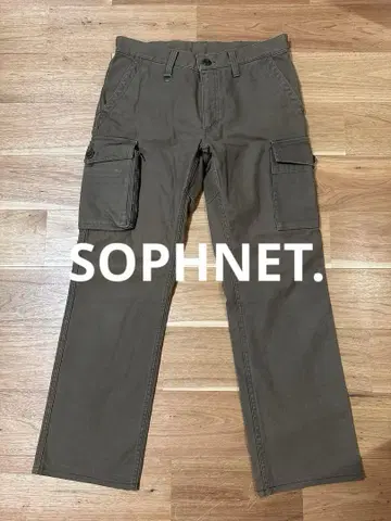 SOPHNET. 카고 팬츠 하의 카키색 4 포켓 S