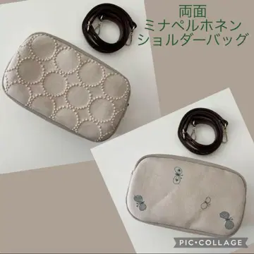 미나 페르호넨 숄더백 미니백 탬버린 chou 핸드메이드