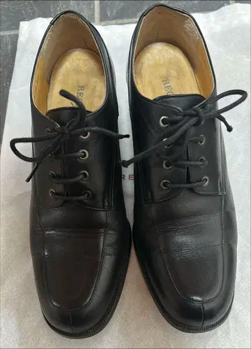 REGAL Tailored 블랙 가죽 신발 23.0cm