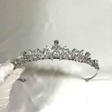 웨딩 티아라 큐빅 지르코니아