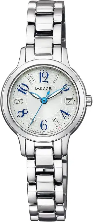 Wicca 쿼츠 손목시계 실버