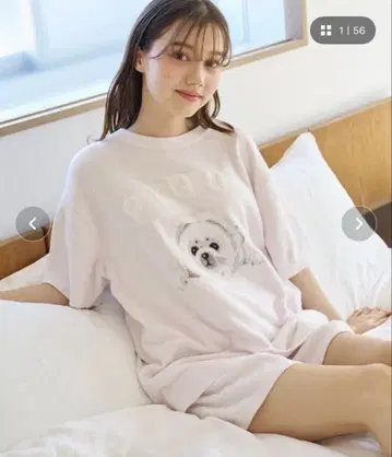 [ 새상품 미사용 ] 젤라또 피케 물범 풀오버 & 숏팬츠