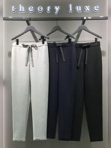 theory luxe 슬림 레그 워셔블 팬츠 (네이비)