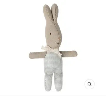 Maileg 메일레그 MICRO 토끼 블루 체크