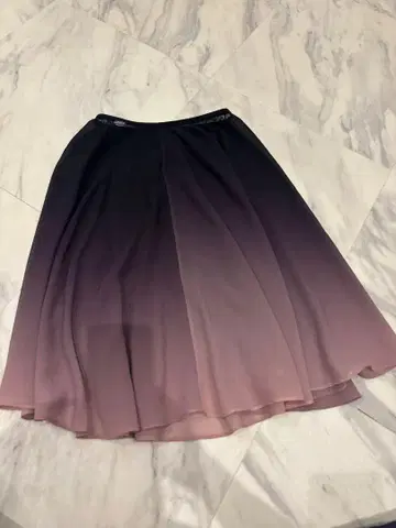 eflora 그라데이션 플레어 스커트 발레