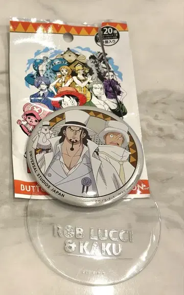 USJ 원피스 캔뱃지 루치 카쿠