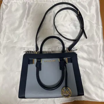 MICHAEL KORS 그레이 네이비 핸드백