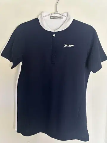 Srixon 네이비/화이트 피케 셔츠