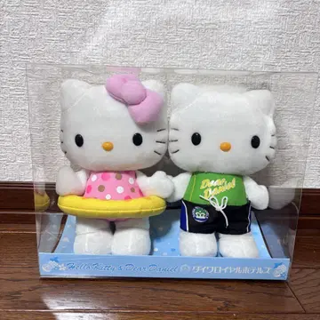 (레어) 헬로키티 다이와 로얄 호텔 한정판 봉제 인형