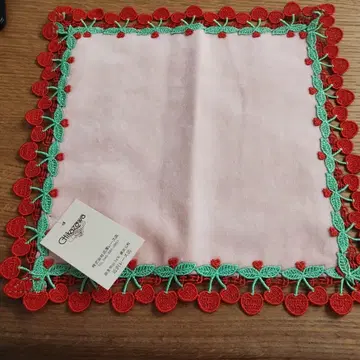 치카자와 레이스 가게 체리 핑크