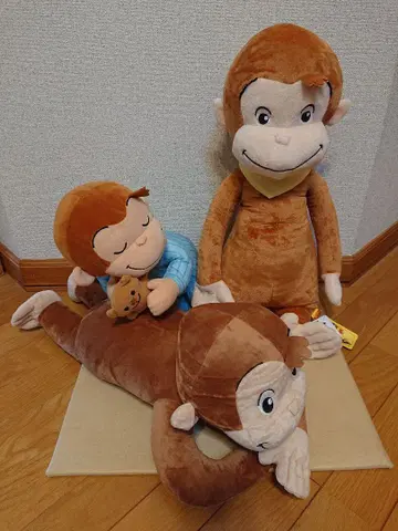 아기 원숭이 조지 봉제 인형 세트