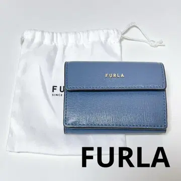 훌라 3단 폴더형 지갑 BABYLON(바빌론) 지갑 블루 FURLA