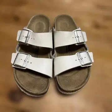 BIRKENSTOCK 애리조나 38(24.5cm) 화이트
